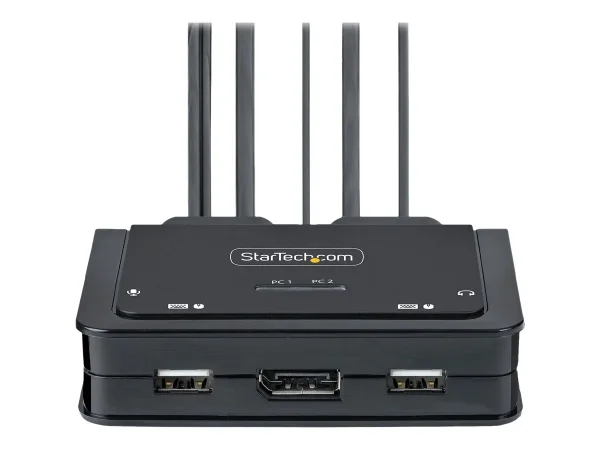 STARTECH 2-Port Hybrid Kabel KVM Switch
