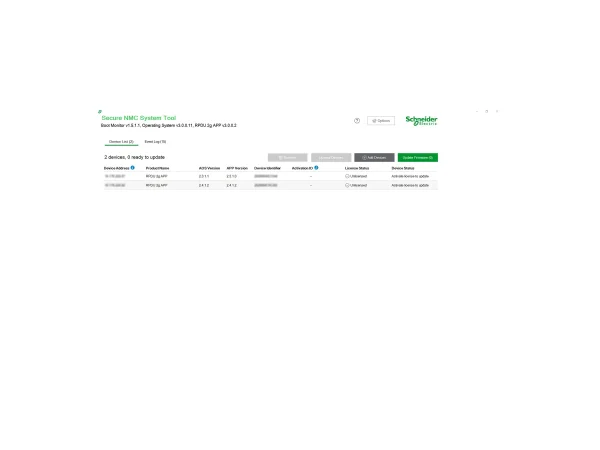 APC NMC3 for 1-Ph rPDU - 3Y Supp Lic