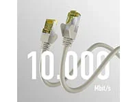 EFB Netzwerkkabel CAT6a S/FTP 5m grau