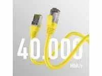 EFB Netzwerkkabel CAT8.1 S/FTP 0,5m gelb