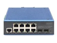 DIGITUS Ind. 8+2-Port Gigabit L2 managed