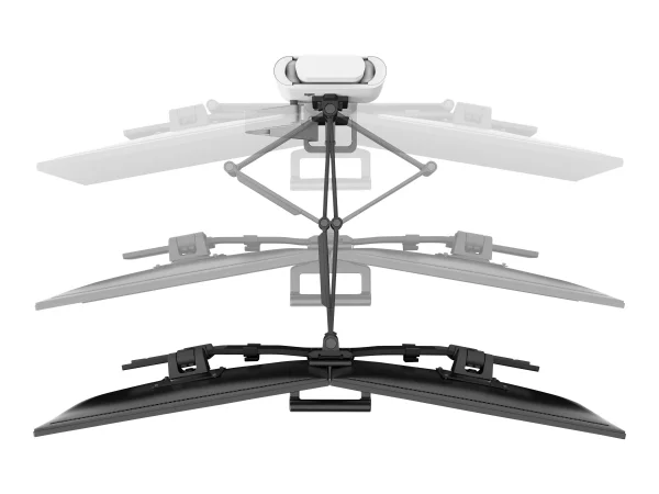 ERGOTRON TRACE Dual Mon. Panel Clamp Wht