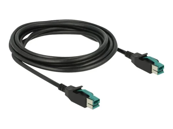 DELOCK PoweredUSB Kabel 12 V >12 V 3 m