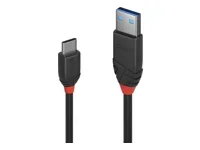 LINDY 1m USB 3.2 C/A Kabel 3A Black