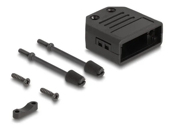 DELOCK D-Sub Gehäuse 9 Pin Zugentlastung