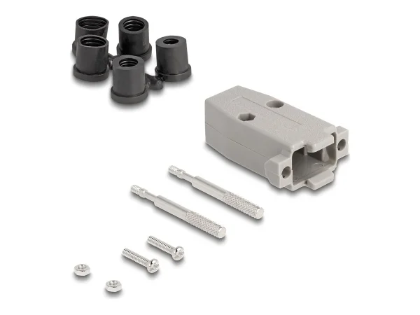 DELOCK D-Sub Kunststoffgehäuse fur 9 Pin