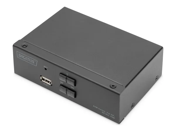 DIGITUS KVM Switch 2x1 DP DP Out USB