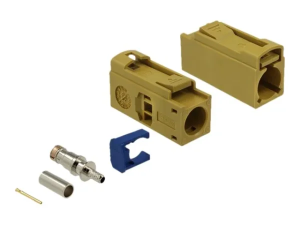 DELOCK FAKRA K Buchse 25mm zum Crimpen