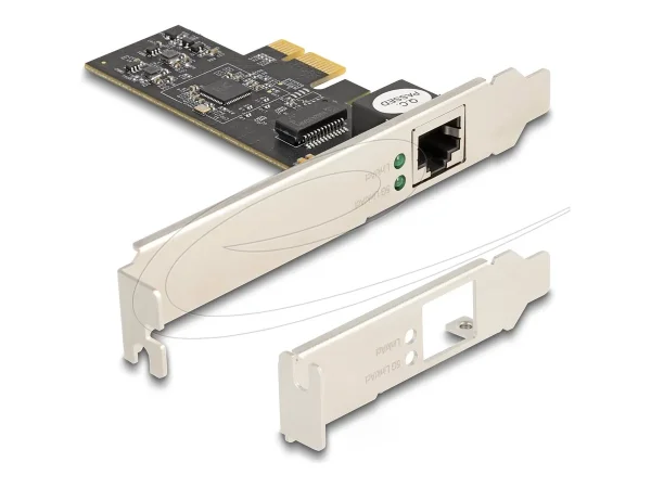 DELOCK PCI Express x1 Karte zu 1x RJ45 5