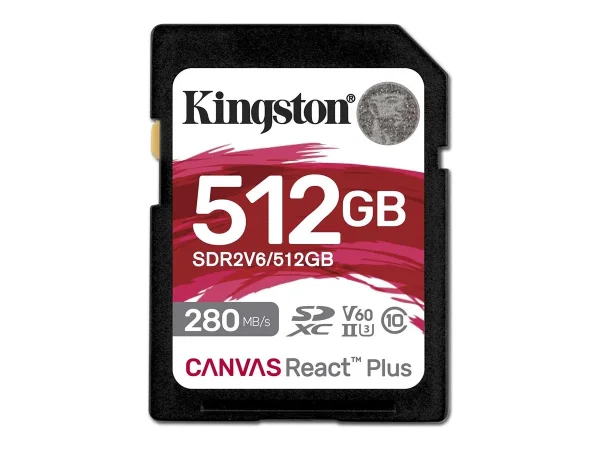 KINGSTON 512GB Canvas React Plus SDXC
