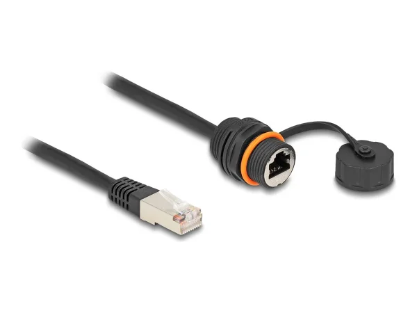 DELOCK Kabel RJ45 Cat.6A M20 25cm