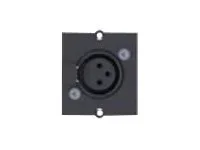 BACHMANN Rahmen XLR 3-polig Buchse Schr