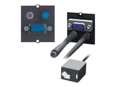 BACHMANN Rahmen 1xVGA+Klinke+Taster