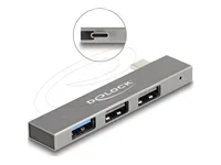 DELOCK 3Port Slim USB Hub mit USB Type-C