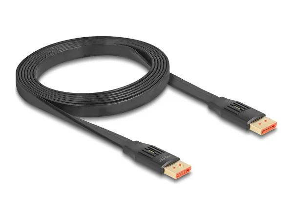 DELOCK DisplayPort Flachbandk 8K 60Hz 2m