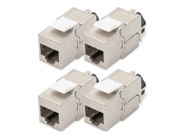 DIGITUS CAT 6A Keystone Jack shielded 4