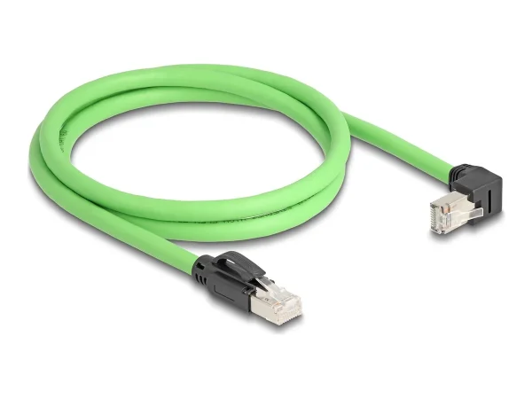 DELOCK RJ45 Netzwerkkabel Cat.6A 1m grun