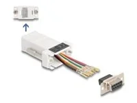 DELOCK D-Sub 9 Pin Buchse zu RJ45 Buchse