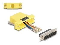 DELOCK D-Sub 25 Pin Stecker zu RJ45 Buch