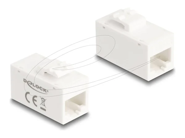 DELOCK Keystone Modul RJ45 Buchse zu RJ4