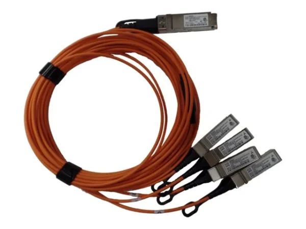 HPE 40GbE QSFP+ to 4x10GbE SFP+ 5m AOC