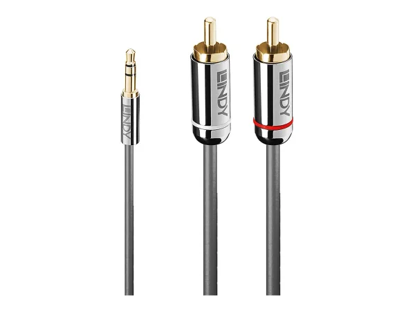 LINDY 1m Phono Audiokabel Cromo Line