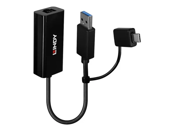 LINDY USB 3.2 Gen 1 Gigabit Ethernet Con