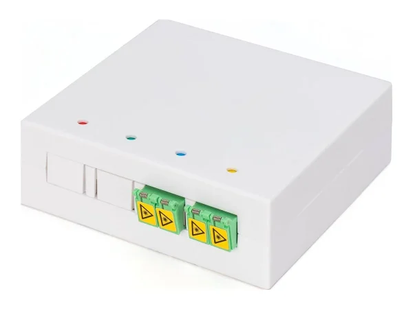 DIGITUS FTTH Outlet with 2x LC (APC) DX