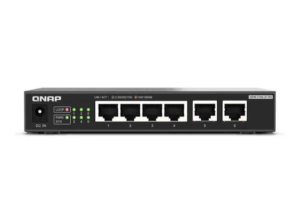 QNAP QSW-2104-2T-R2 unmanaged switch