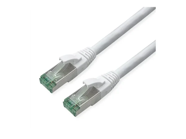 ROLINE RM Patchkabel Kat.6A weiss 1m