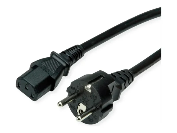 ROLINE Netzkabel IEC-Buchse 1,8m