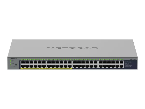 NETGEAR 48PT GIGE UNMANAGED SWCH W/POE+