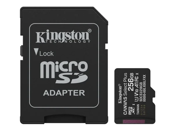 KINGSTON 256GB microSDXC Canvas Select