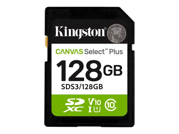 KINGSTON 128GB SDXC Canvas Select Plus