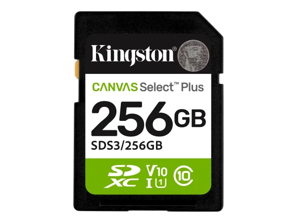KINGSTON 256GB SDXC Canvas Select Plus