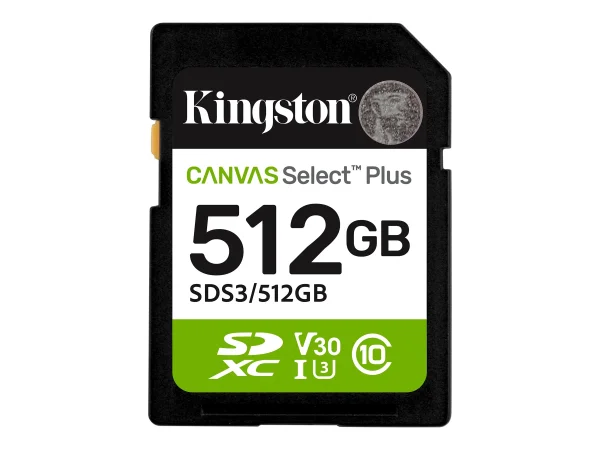 KINGSTON 512GB SDXC Canvas Select Plus