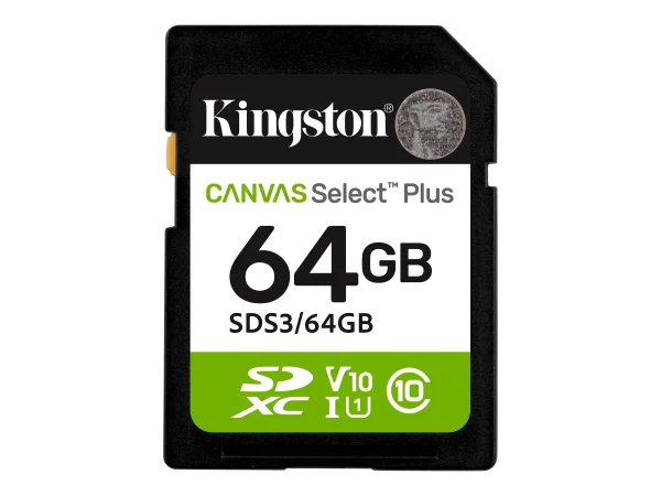 KINGSTON 64GB SDXC Canvas Select Plus