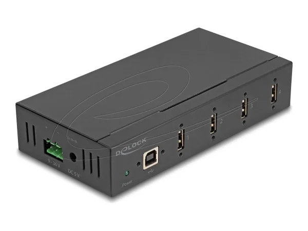 DELOCK Industrie Hub 4 x USB 2.0 Typ-A m