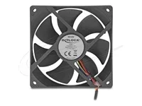 DELOCK Axiallufter 12 V DC 92 x 92 x 25