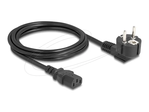 DELOCK Netzkabel CEE 7/7 auf C13 2m