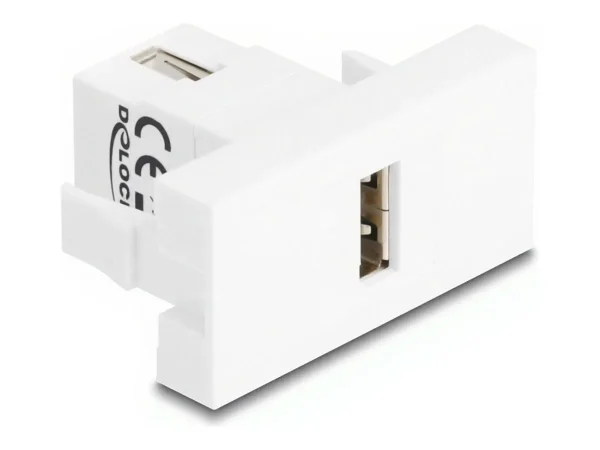 DELOCK Easy 45modul USB 2.0 Typ-A weiss