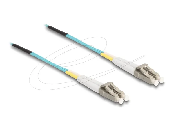 DELOCK LWL Kabel LC Duplex OM3 50m
