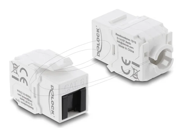 DELOCK Keystone Modul RJ45 Buchse zu LSA