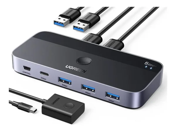 UGREEN CM662 USB 3.0 KVM Switch 3A1C