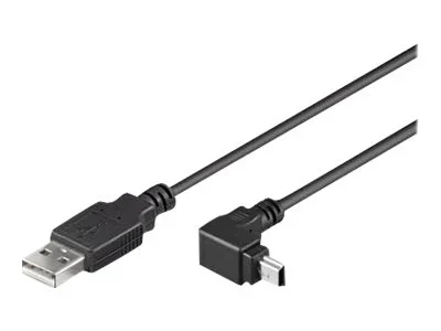 TECHLY USB2.0 Anschlusskabel SCHWARZ