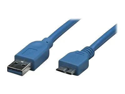 TECHLY USB3.0 Anschlusskabel BLAU 3m