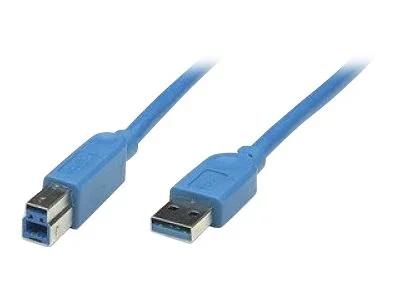 TECHLY USB3.0 Anschlusskabel BLAU 0,5m
