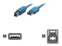 TECHLY USB3.0 Anschlusskabel BLAU 3m