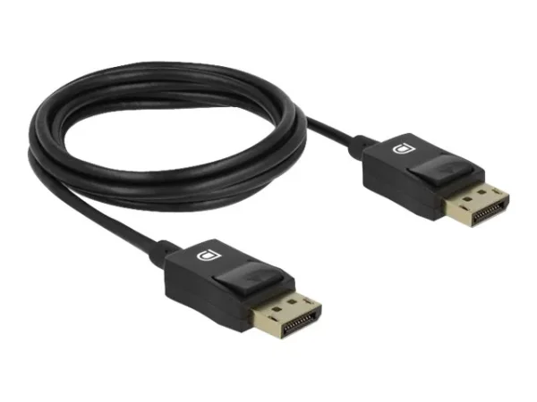 DELOCK Koaxiales DP Kabel 8K 60 Hz 2 m