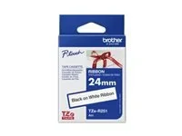 BROTHER P-Touch 24mm withe/black ribbon